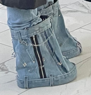 Custom Denim boots